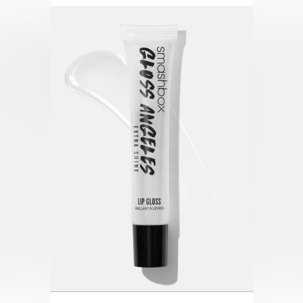 Smashbox Glass Angeles Lip Gloss - Clear in White & Black Tube
